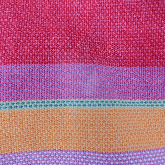 Les Toiles Du Soleil French Fabric Multicolored Stripped Apron Unisex - Picture 9 of 13
